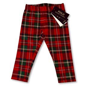 Polo Ralph Lauren Red Plaid Pajama Bottoms Size 2